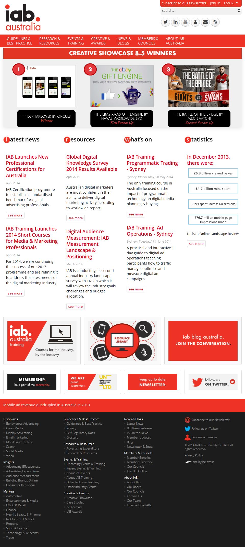 The Interactive Advertising Bureau (IAB)